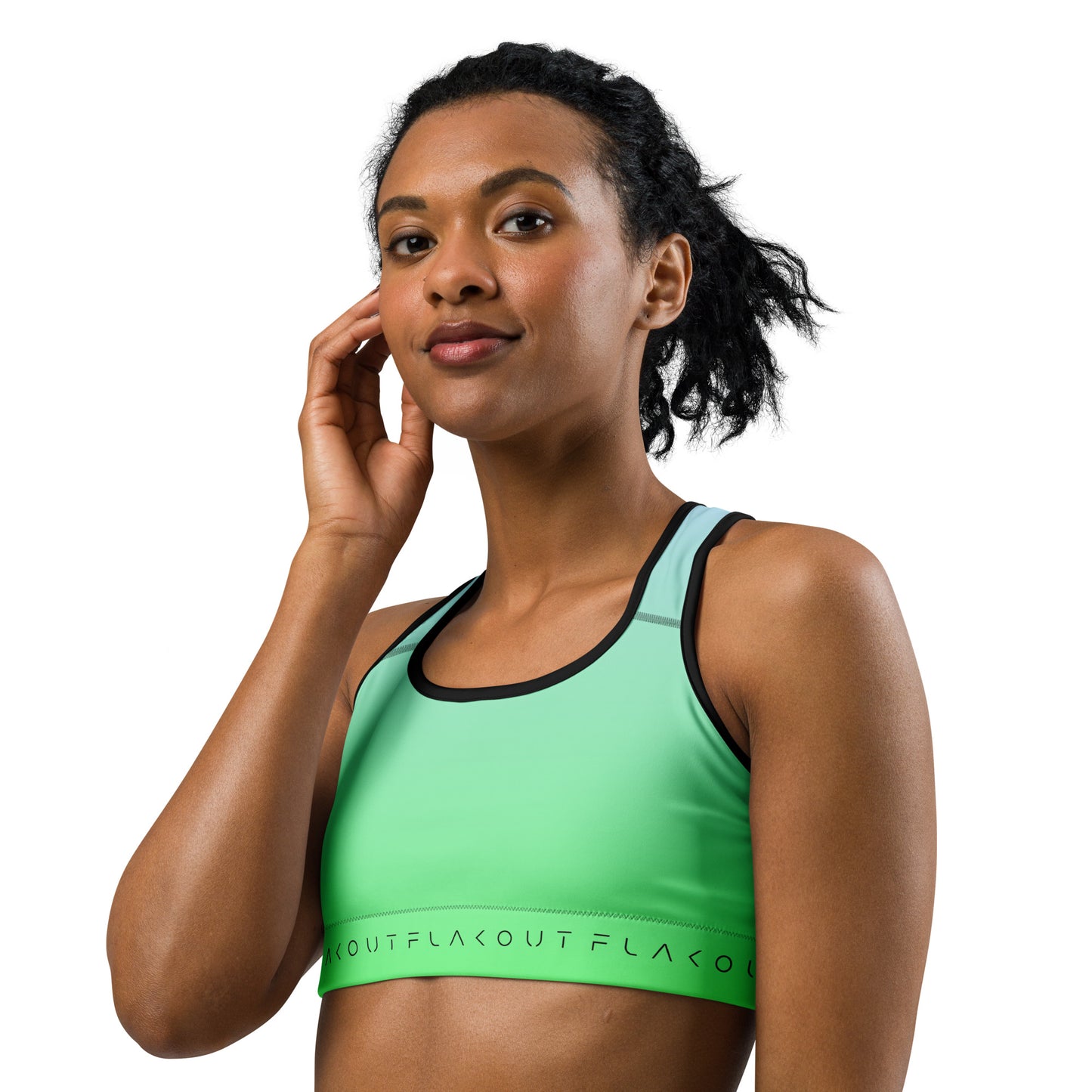 Zephyr Ensemble Women's Sports Performance Bra - FLAKOUT