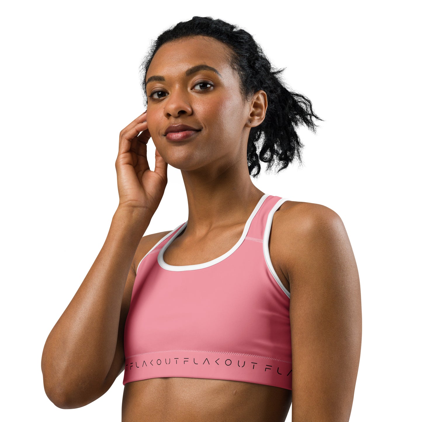 Cotton Candy Women's Sports Performance Bra - FLAKOUT