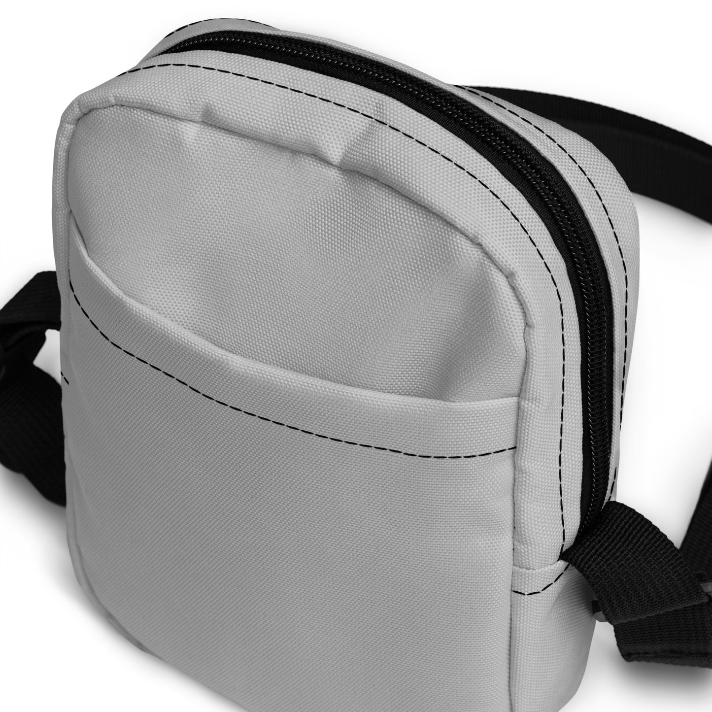 Unisex Water-resistant Crossbody Bag - Grey - FLAKOUT