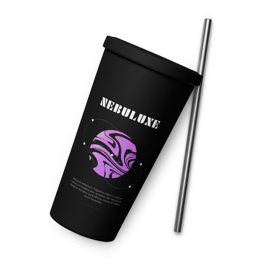 Nebuluxe Brilliance Insulated Tumbler With A Straw - FLAKOUT