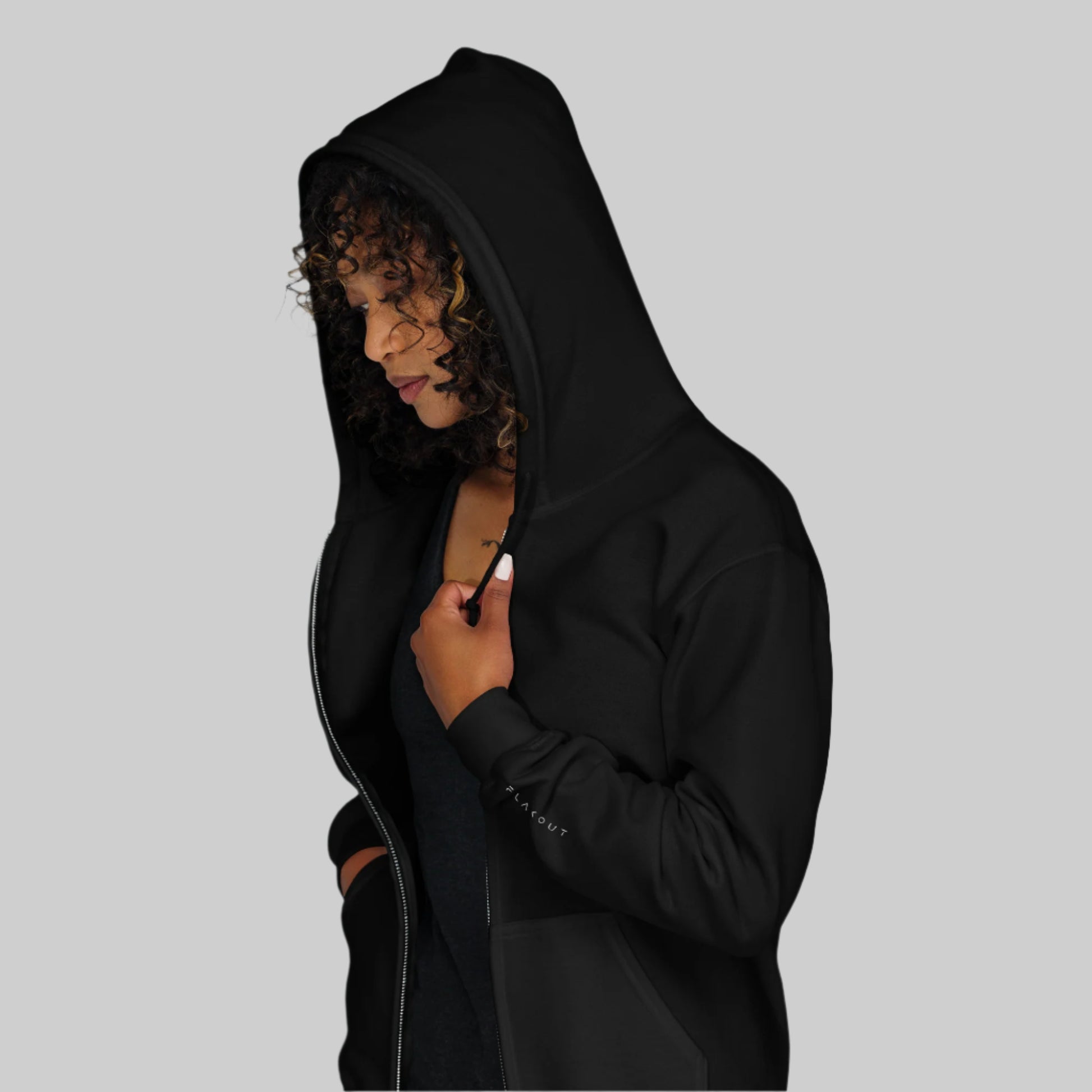 Ablaze Unisex Zip Hoodie - FLAKOUT