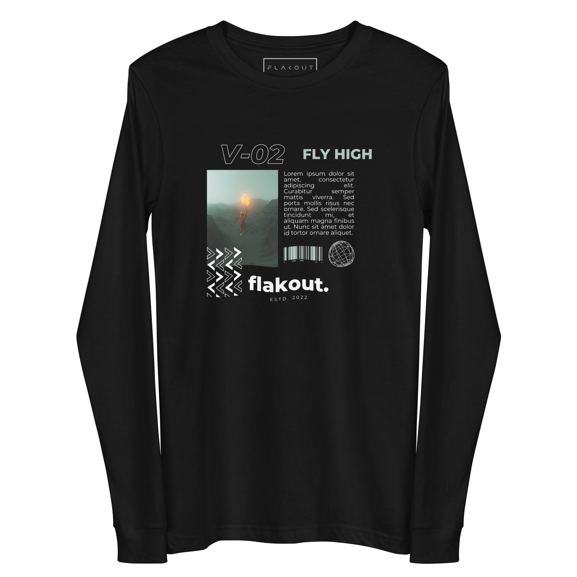 Fly High Voyager Long Sleeve Tee - FLAKOUT