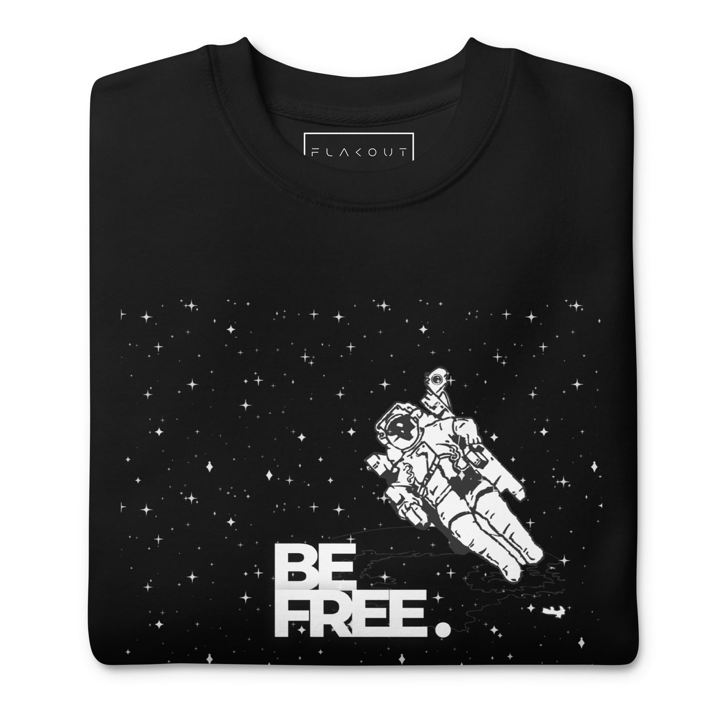 Be Free On Outer Orbit Sweatshirt - FLAKOUT