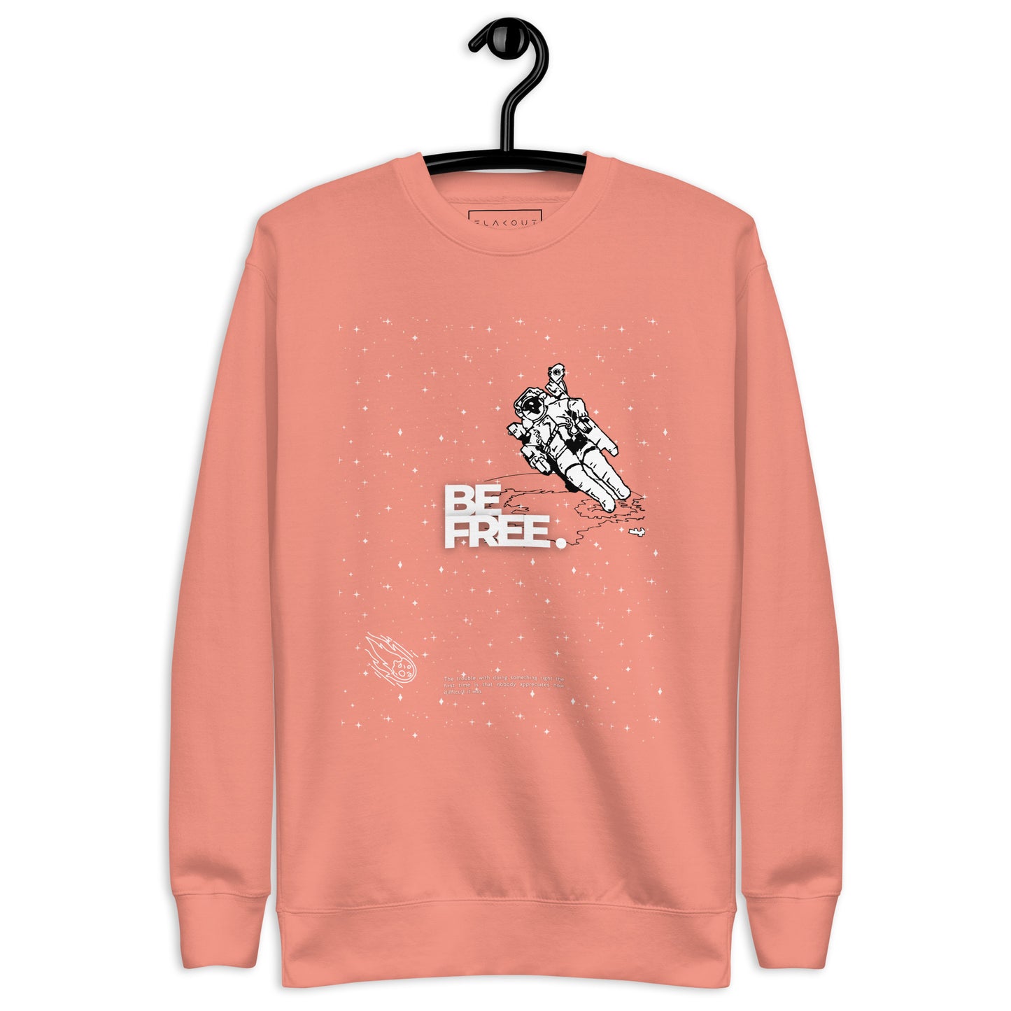 Be Free On Outer Orbit Sweatshirt - FLAKOUT