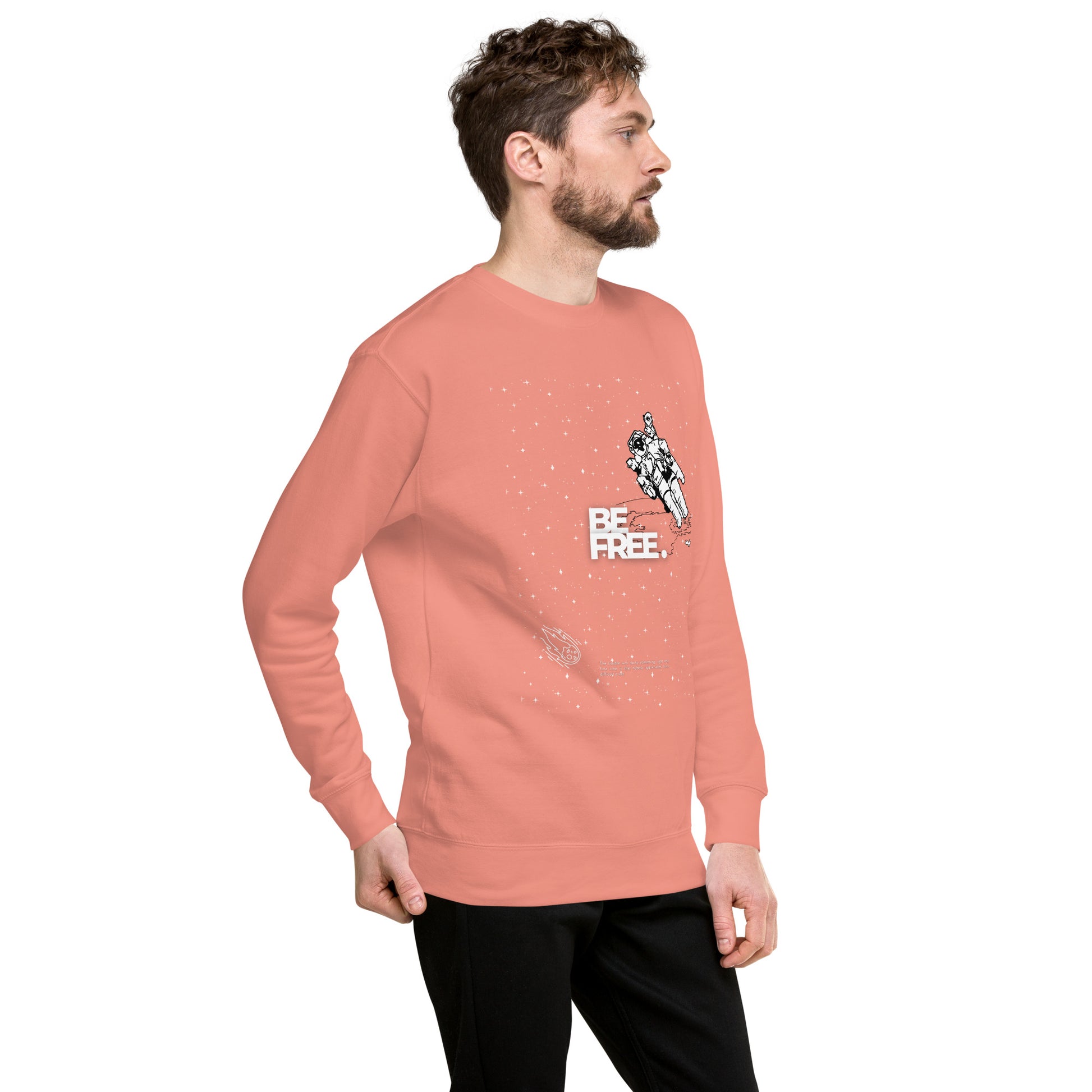 Be Free On Outer Orbit Sweatshirt - FLAKOUT