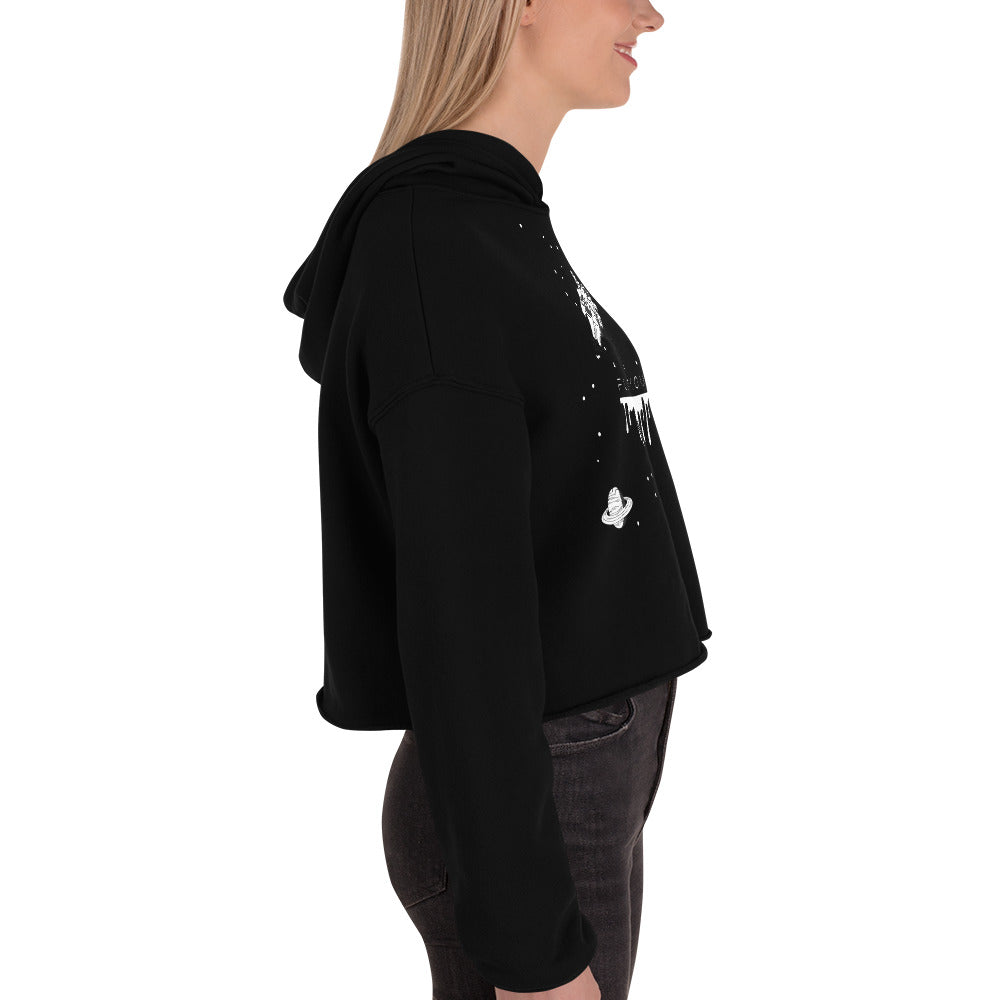 Women's Crop Hoodie Astronaut - FLAKOUT