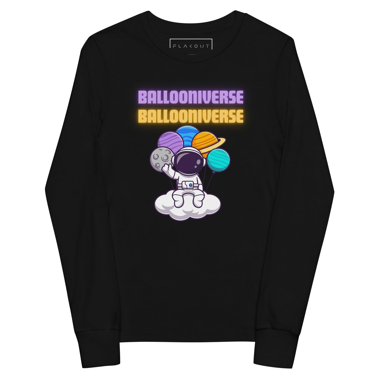 Ballooniverse Unisex Kid's Long Sleeve Tee - FLAKOUT